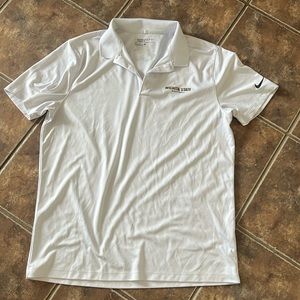 Nike White Wichita State Logo Polo